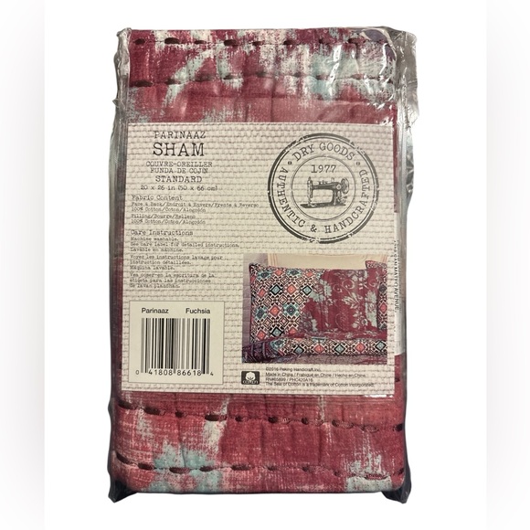 Dry Goods Other - Parinaaz Standard Fuchsia Pillow Sham